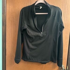 Ideology Black Quarter-Zip Pullover AS